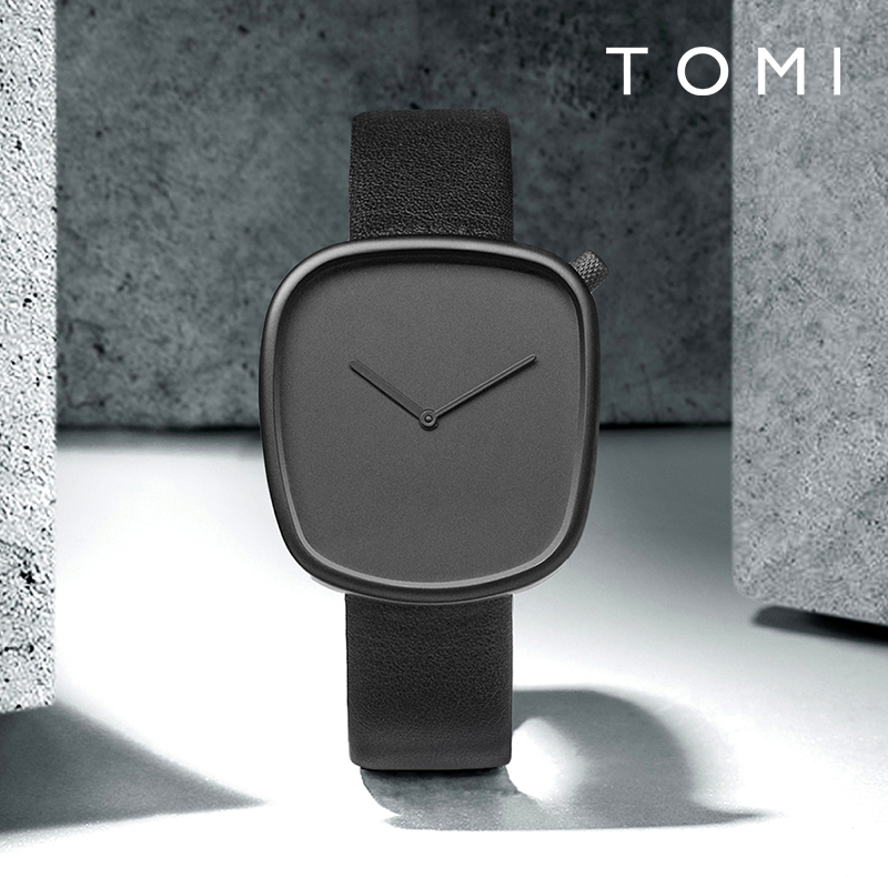 Canvas Strap Watch - Часы TOMI, минималистичные мужские квадратные модные