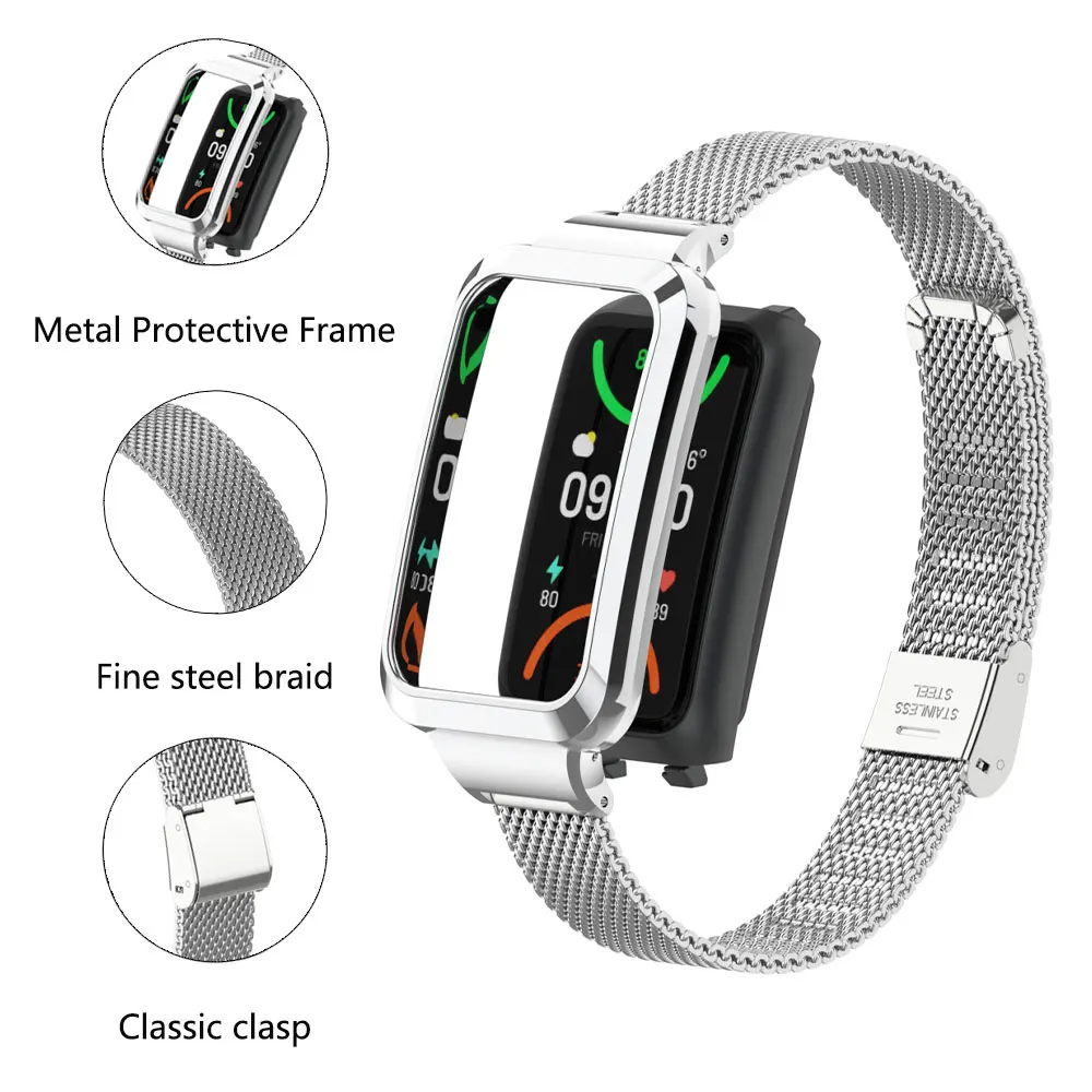 Подходит для часов Oppo Band 2 – обзор и цена Mesh Strap Metal