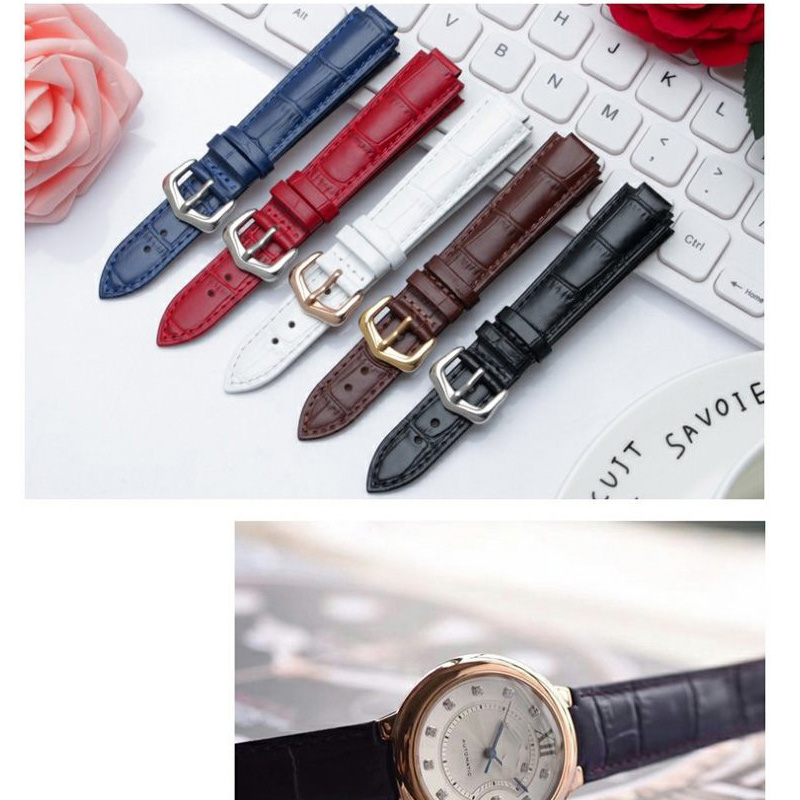 Ремешок из воловьей кожи для ч – обзор и цена Cartier Watch Ballon Bleu