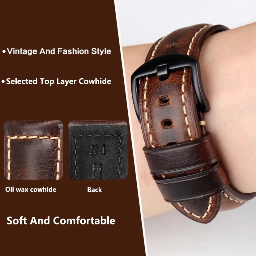 Высококачественный ремешок из  – обзор и цена Leather Strap Quick Release