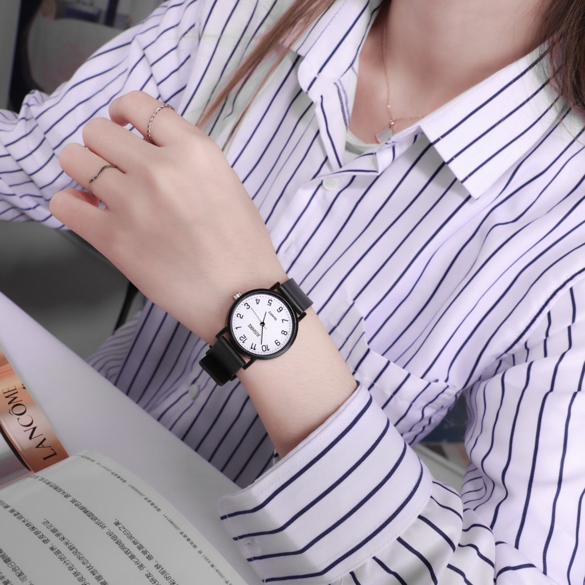 Часы YIKAZE женские кварцевые, – обзор и цена Silicone Band Women